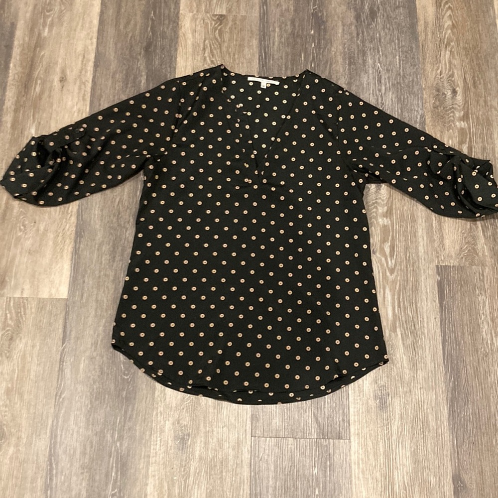 Flowy material- cute print- long sleeve